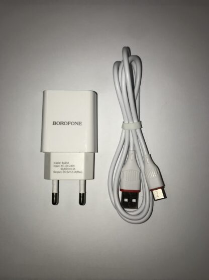TOALAADIJA BOROFONE A20A USB+TYPE-C KAABEL