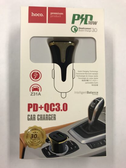 AUTOLAADIJA USB HOCO Z31A kiir 3A