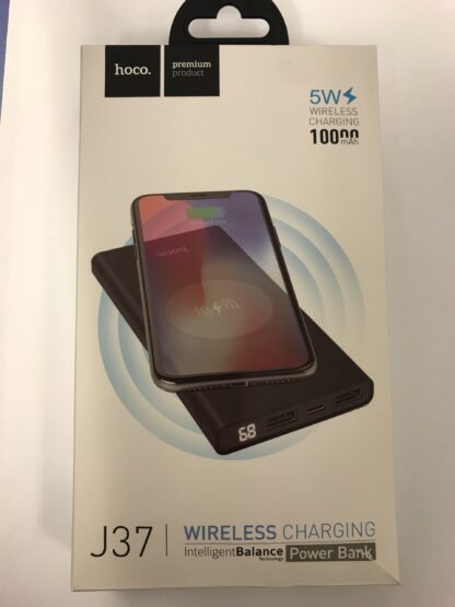 Kaasaskantav aku hoco J37 , 10000 mAh , Juhtmevaba laadimisega