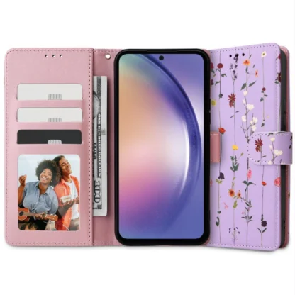 Ümbris kaanega, TechProtect Wallet, SAMSUNG A54 5G "le. Violetne. - Image 3