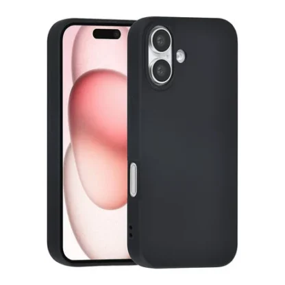 Silikoonümbris. Tuniq. Apple iPhone 16 Pro 'le. Must.