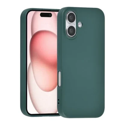 Silikoonümbris. Tuniq. Apple iPhone 16 'le. Tumeroheline.