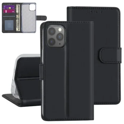 Ümbris Kaanega: Apple  iPhone 12 / 12Pro 'le. Must.